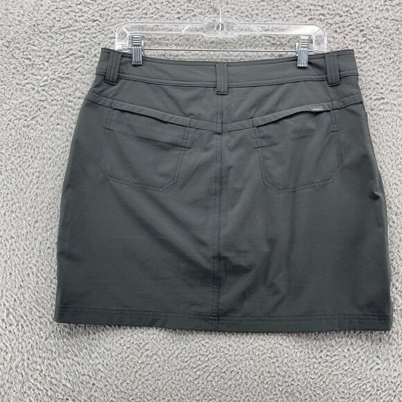 Eddie Bauer Womens Skort Skirt Size 10 Gray Pockets Athletic Travel Pickle Ball - Picture 7 of 13